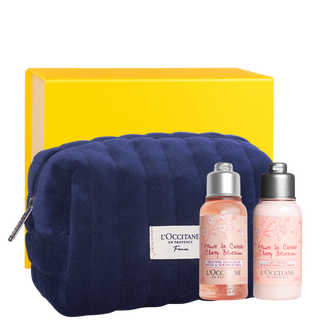 Presente Travel Size Flor de Cerejeira: Sabonete e Lo&ccedil;&atilde;o Corporal